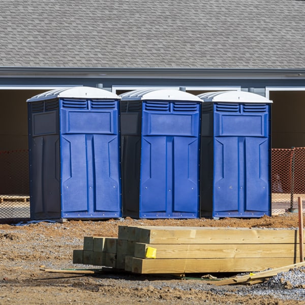 how do you ensure the porta potties are secure and safe from vandalism during an event in East Hickory